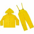 Custom Leathercraft Rainsuits Med Yellow 3Pc .20mm R110M